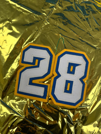 Player Number Ornament