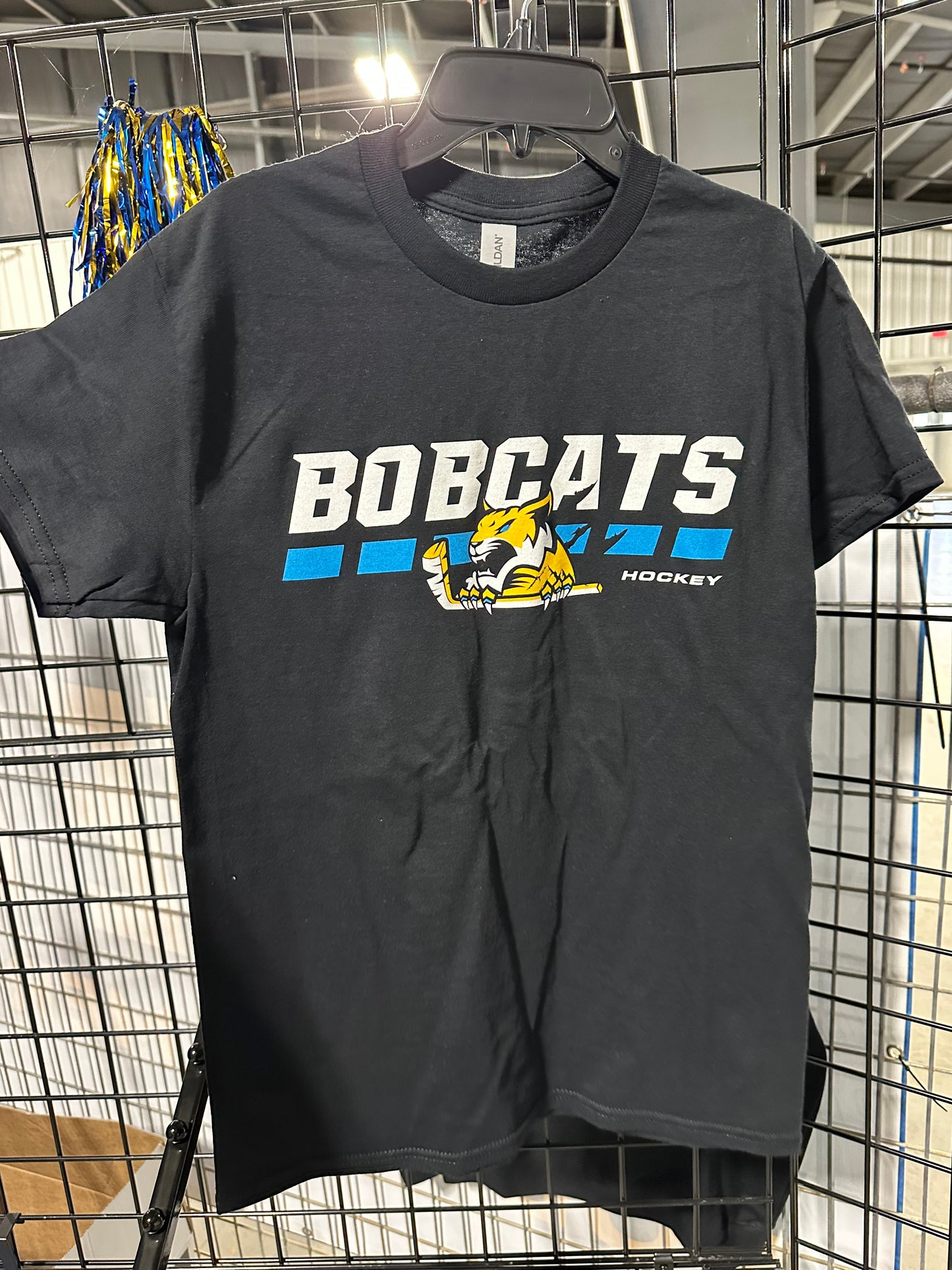 Bobcats blue square Tee