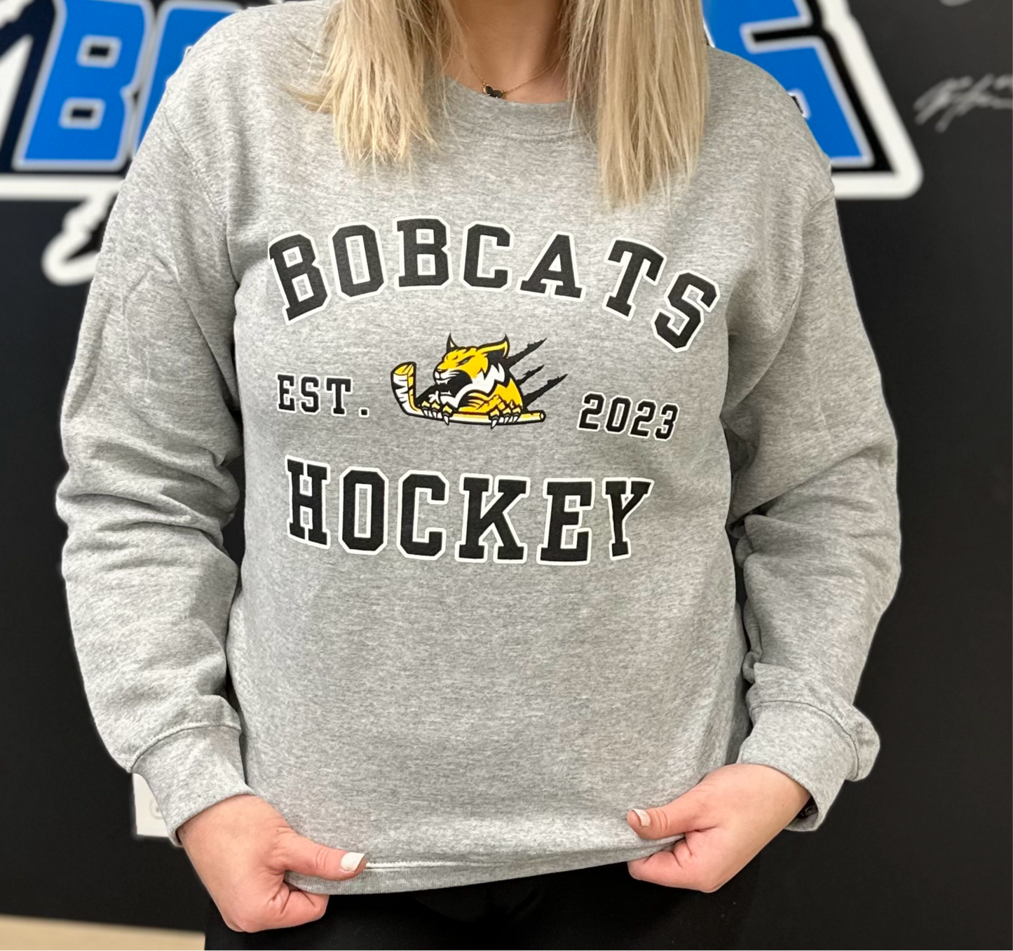 Bobcats Hockey Crew Necks