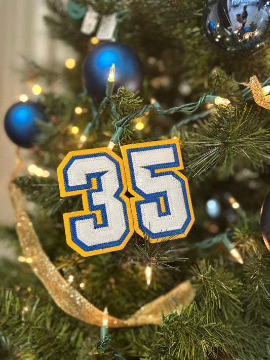 Player Number Ornament