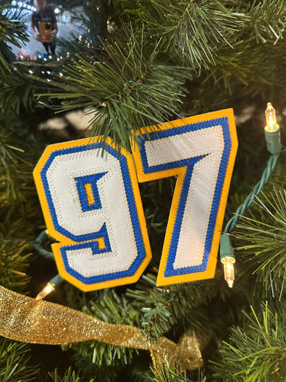 Player Number Ornament