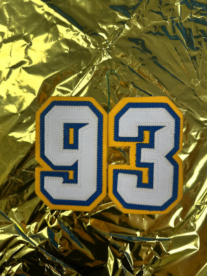 Player Number Ornament