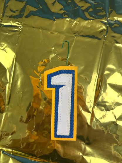 Player Number Ornament