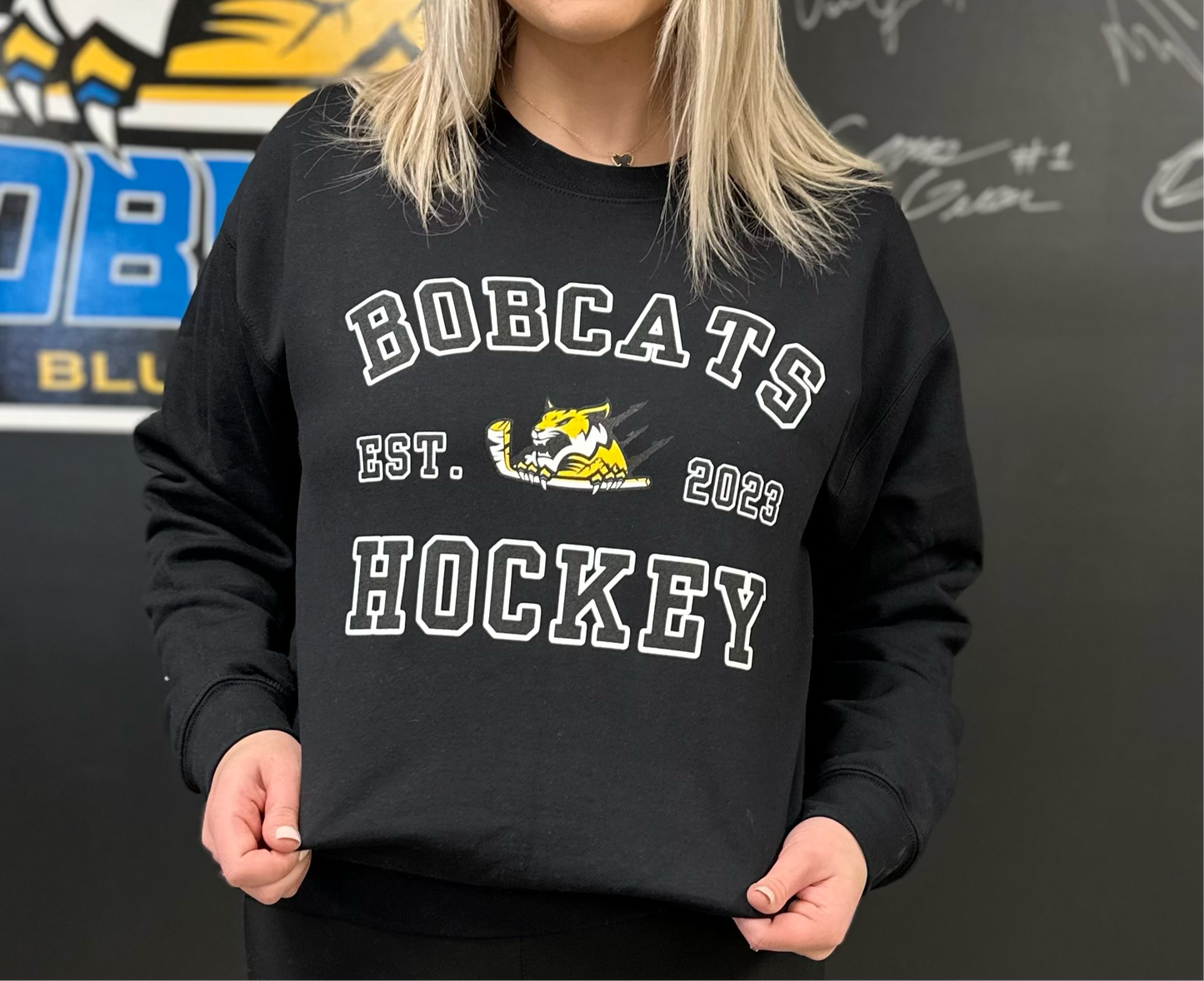 Bobcats Hockey Crew Necks